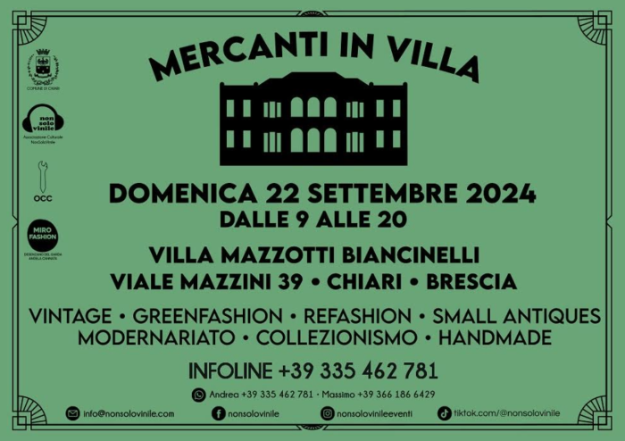 Mercanti in villa mostra mercato Chiari