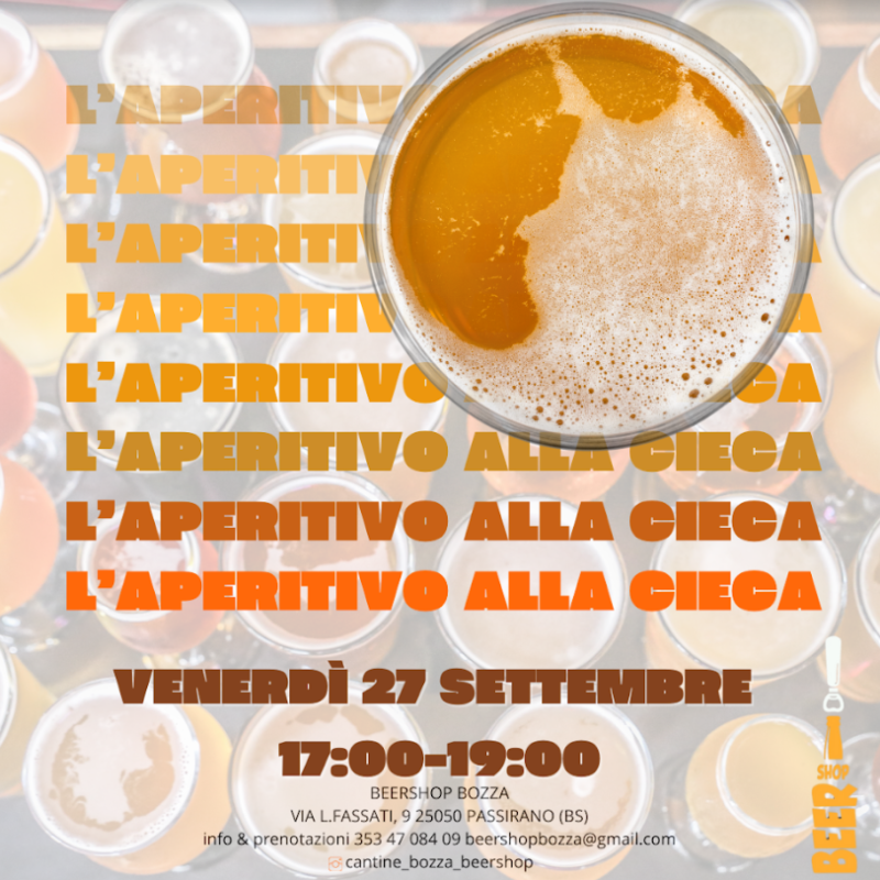 L'aperitivo alla cieca - Passirano