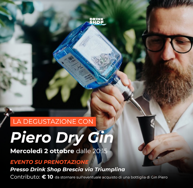 La degustazione con Piero Dry Gin - Brescia