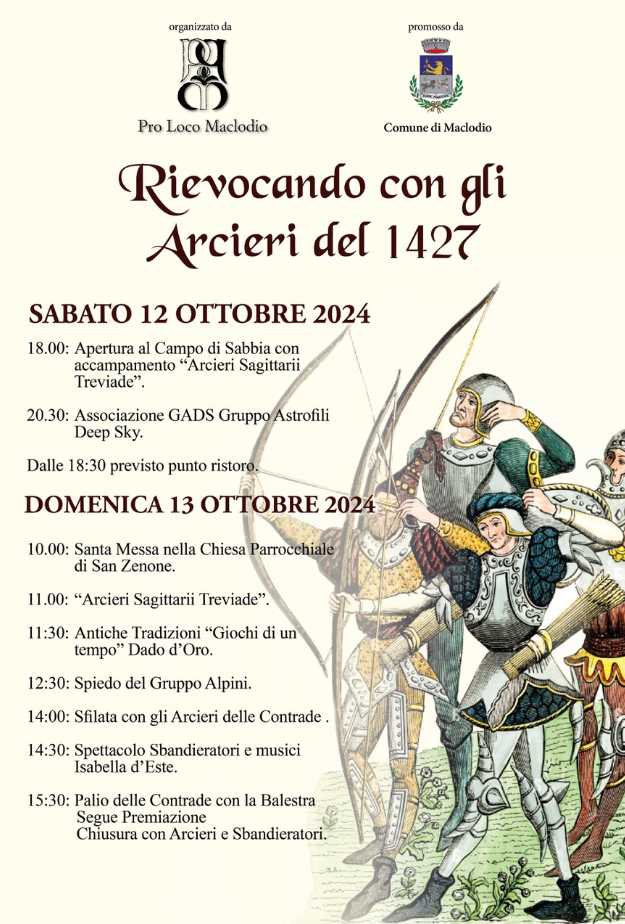 Rievocando con gli arcieri del 1427 - Maclodio