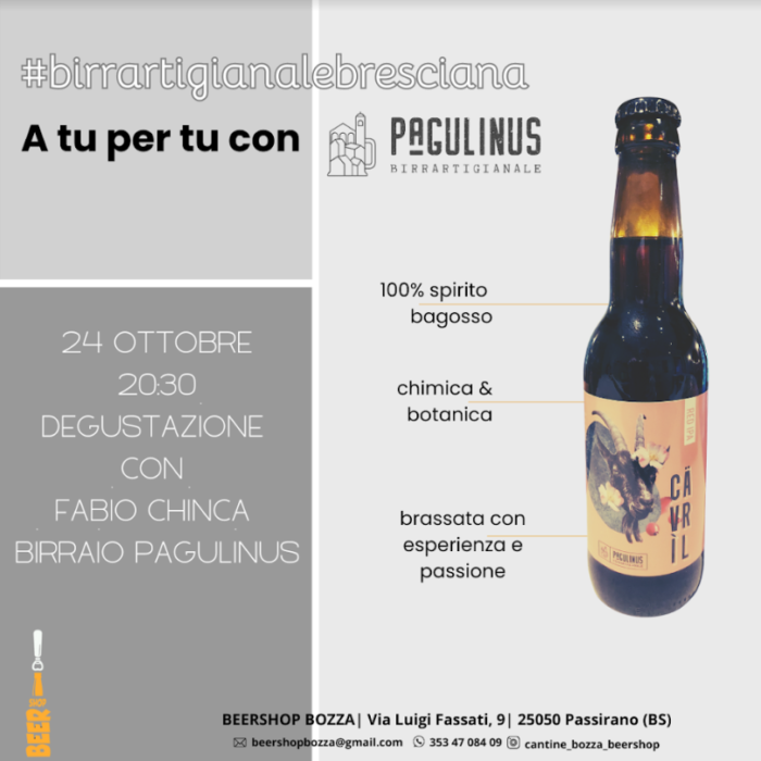 Birra artigianale Bresciana - Passirano