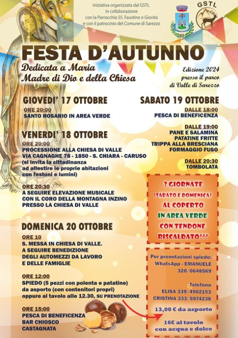 Festa d'autunno - Sarezzo