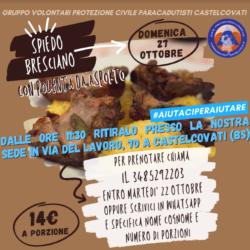 Spiedo Bresciano con polenta da asporto - Castelcovati