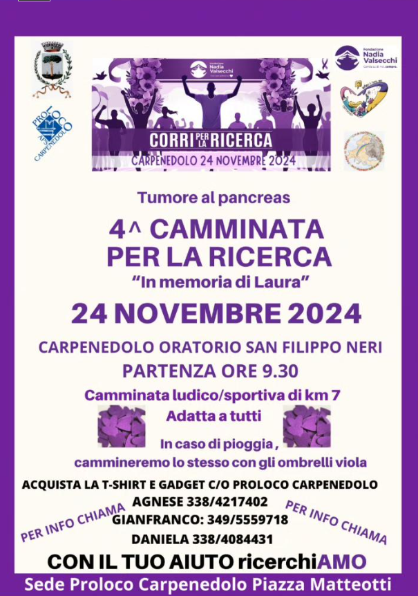 Camminata viola - Carpenedolo