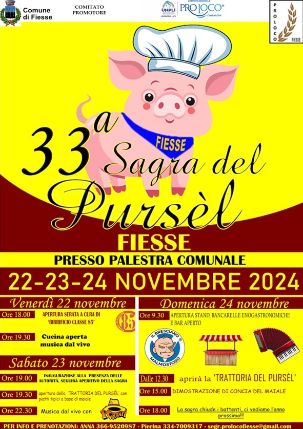 Sagra del Pursel di Fiesse