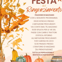 Festa del Ringraziamento a Mazzano