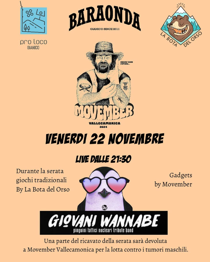 Movember Vallecamonica a Gianico