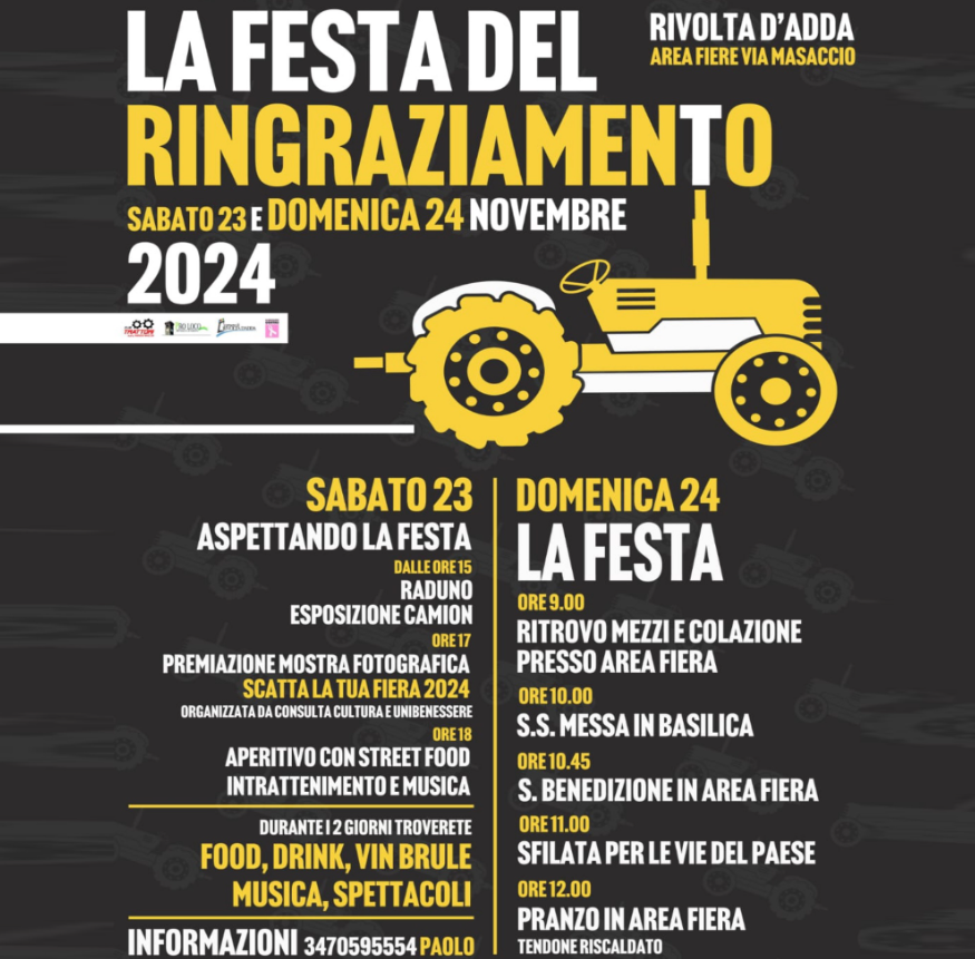 Festa del ringraziamento - Rivolta d'Adda (CR)