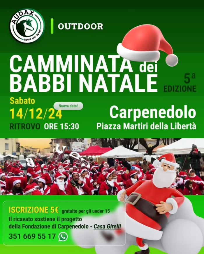 Camminata dei Babbi Natale - Carpenedolo