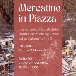 Mercatino in Piazza a Incudine