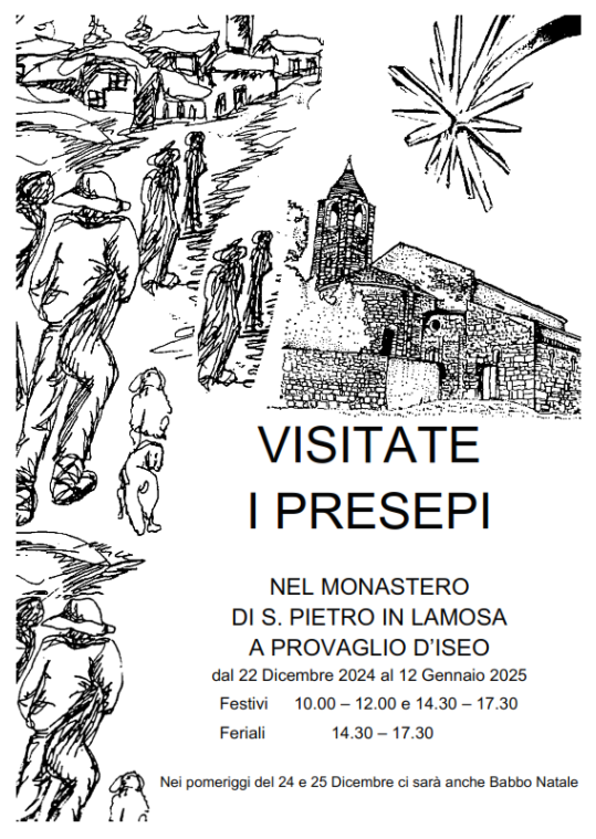 Visita i Presepi - Monastero di San Pietro in Lamosa - Provaglio d'Iseo