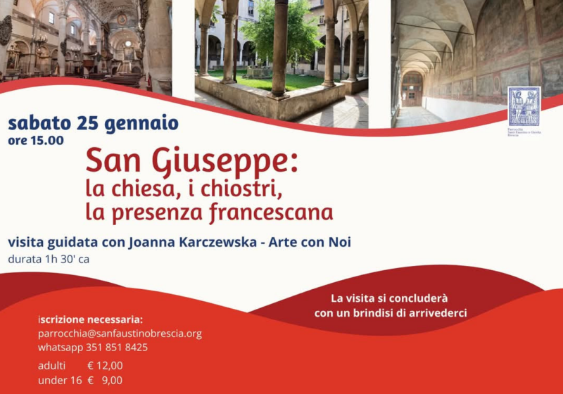 Visita guidata - complesso religioso si San Giuseppe - Brescia