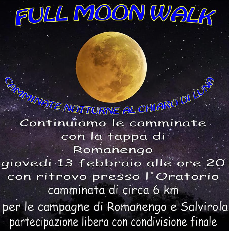 Full Moon walk del patto 2025 - Romanengo CR